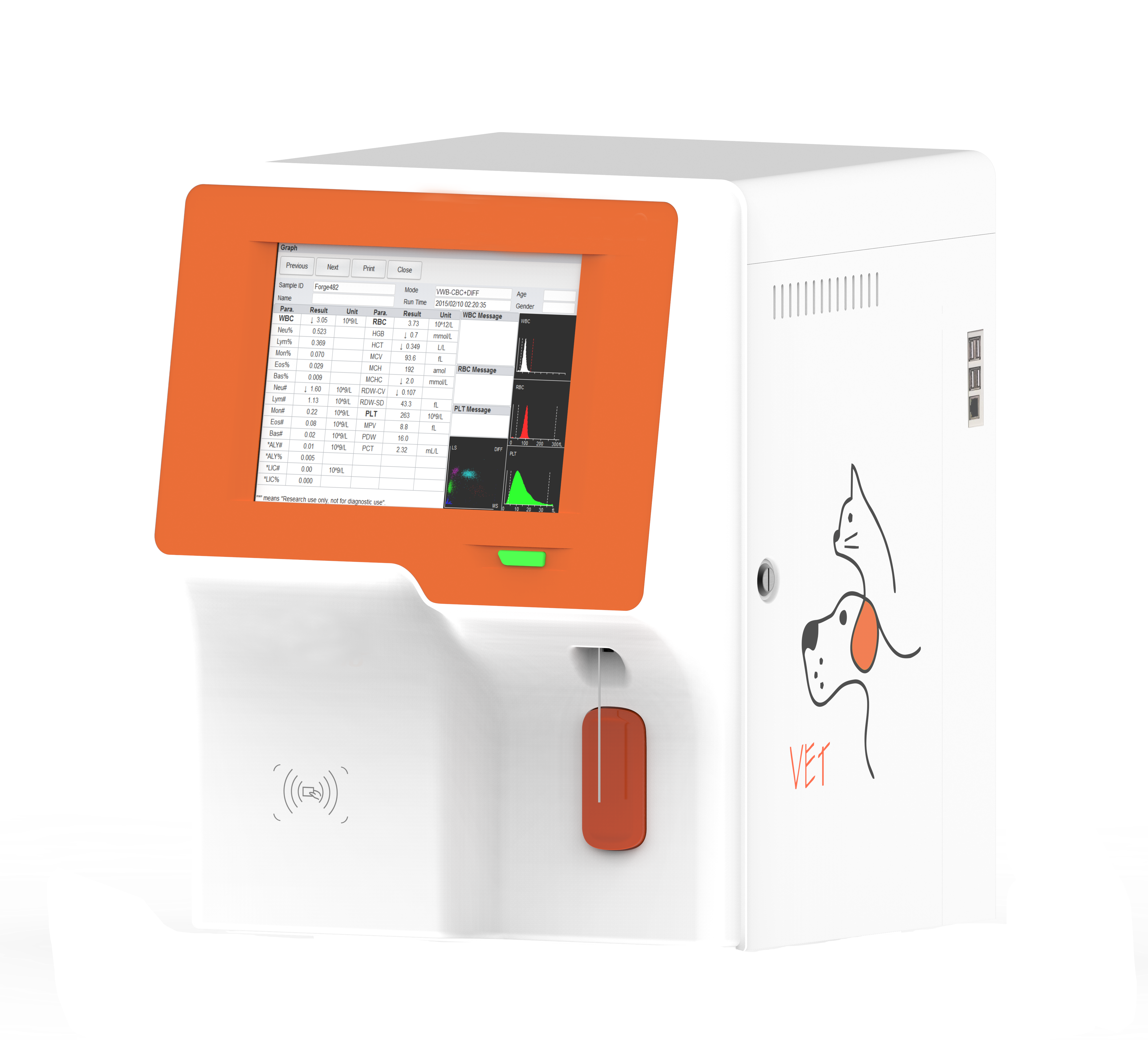 VET-8500 Veterinary Hematology Analyzer